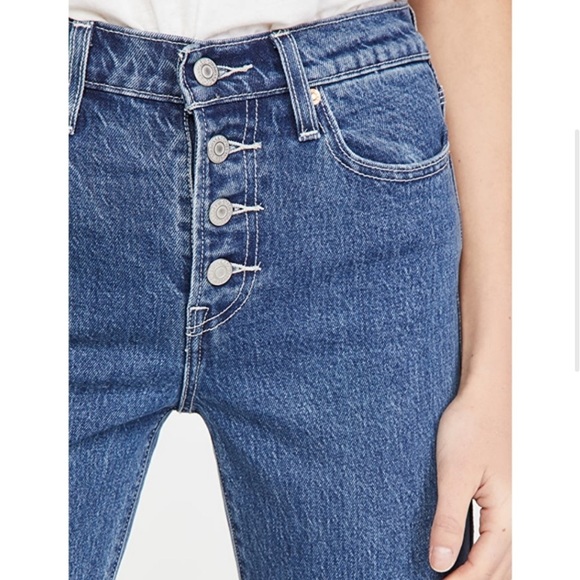 Levi's Premium Wedgie Straight High Rise Jeans - Picture 5 of 7